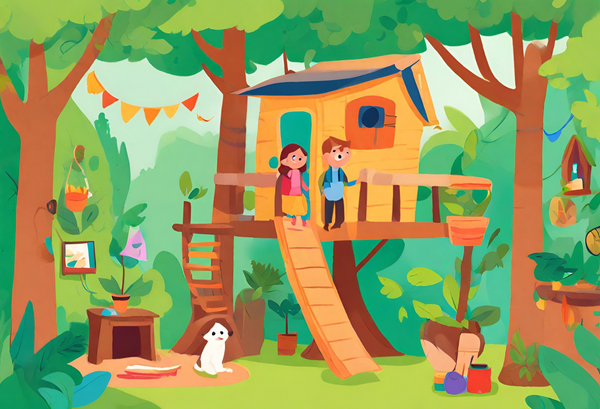 Treehouse Adventures: The Magic of Childhood Friendship